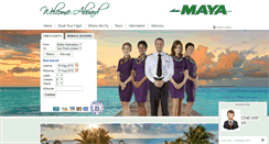 Desktop Screenshot of mayaislandair.com